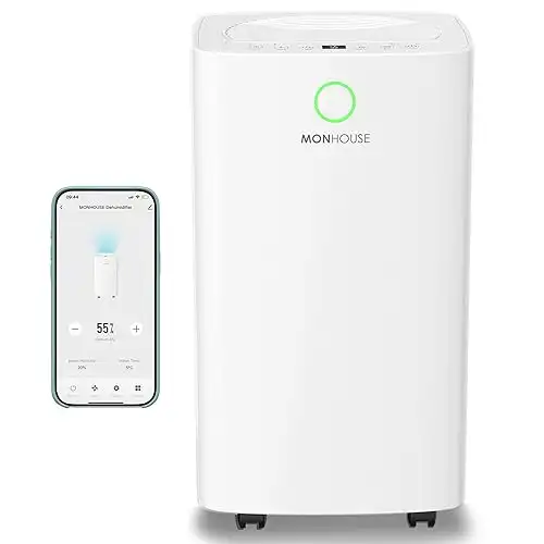 MONHOUSE 12L/Day Digital Dehumidifier